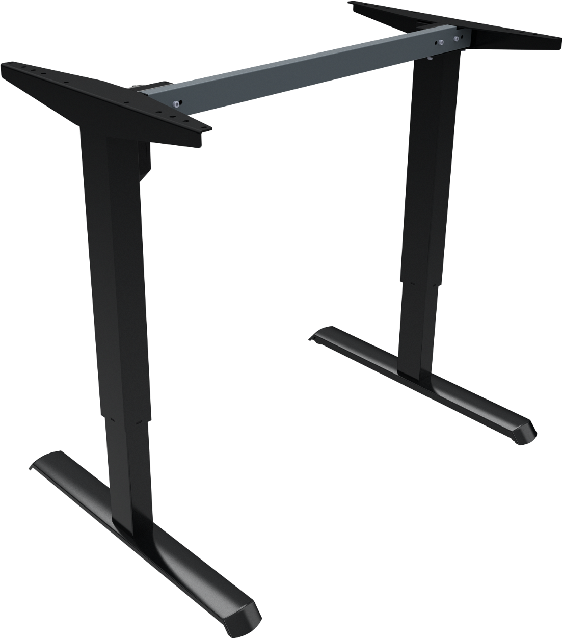 Hæve-/sænkestel Zennord AdaptDesk - Sort Metal, Hurtig Montering