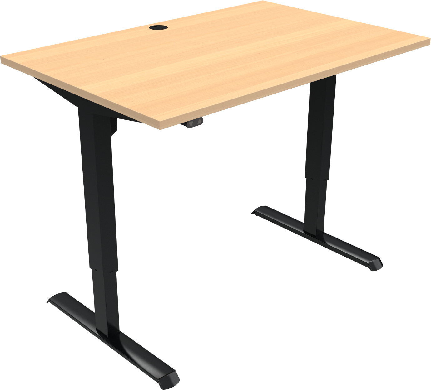 Hæve- og Sænkebord Zennord AdaptDesk - Bøgefinish