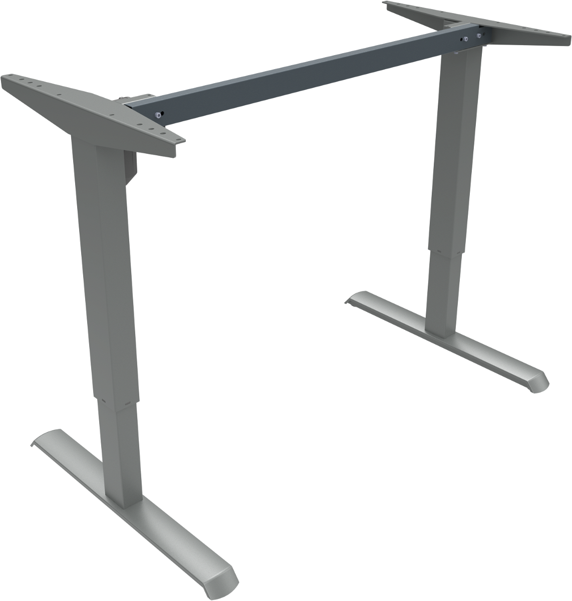 Hæve-Sænkestel Zennord AdaptDesk – Justerbar Sølv 68-118 cm