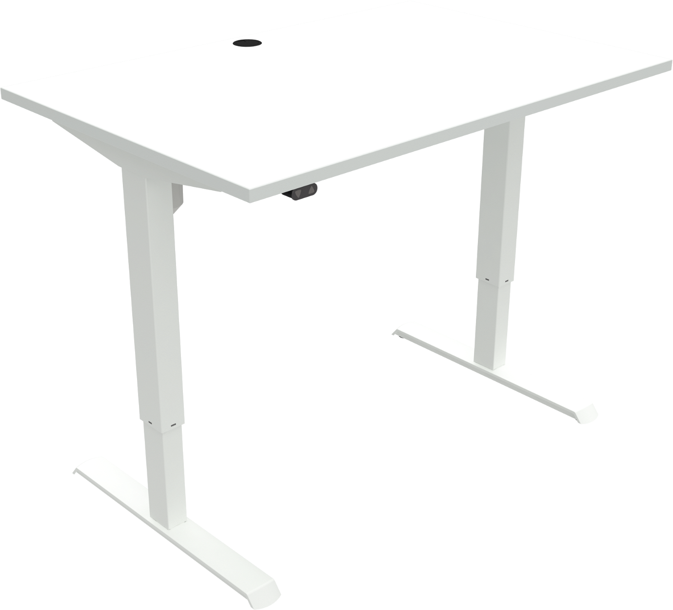 Elegant Hvidt Hæve-/Sænkebord Zennord Adaptdesk