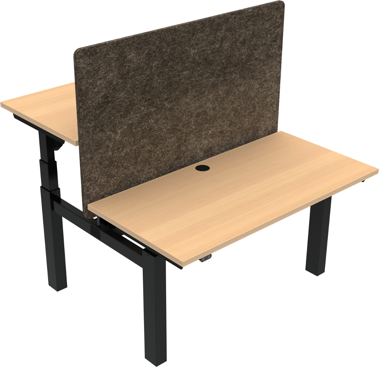 Ergonomisk Dobbelt Hæve-Sænkebord Zennord Omnilift
