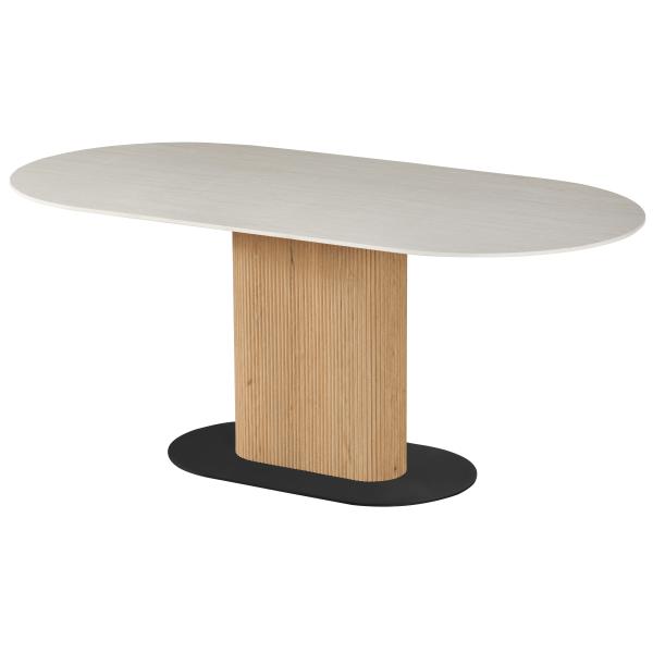Elegant Beige Alba Spisebord – 180x90 cm til Dit Hjem