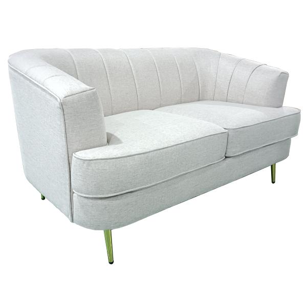 Homeville Andria   Pers  Stof Lysegrå 144x89x79cm