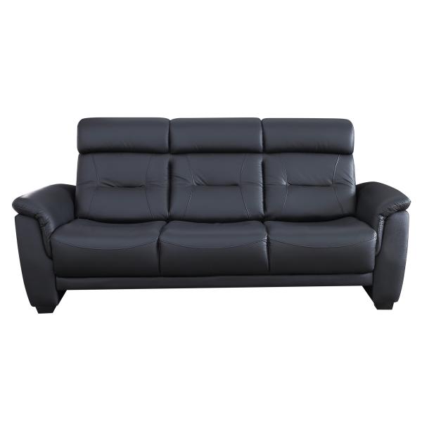 Homeville Bilbao   Pers  Læder Sort 196x90x92cm