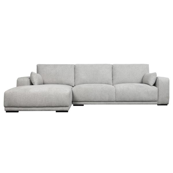 Furnhouse California Venstrevendt Stof Grå 305x173x85cm