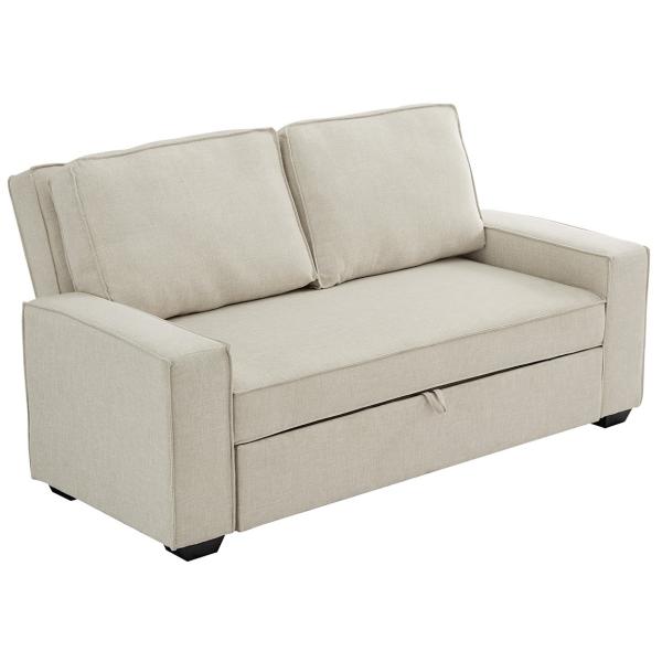 Homeville Detroit   Pers  Stof Beige 176x102x91cm
