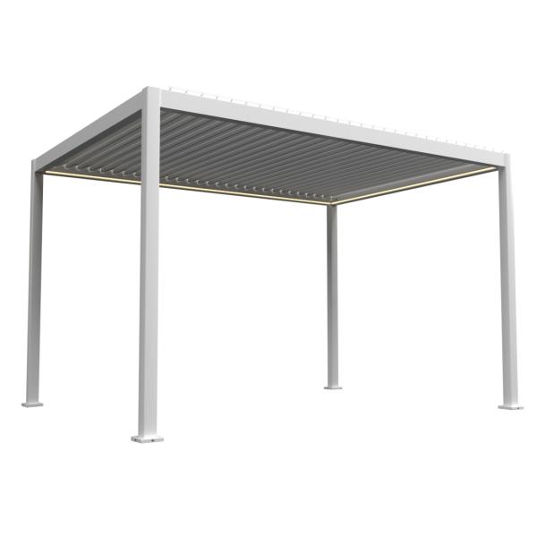Essence Elektrisk Led Pergola Med Lameltag 400x300x250cm