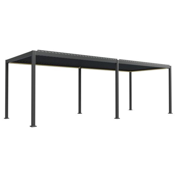 Essence Elektrisk Led Pergola Med Lameltag 600x300x250cm