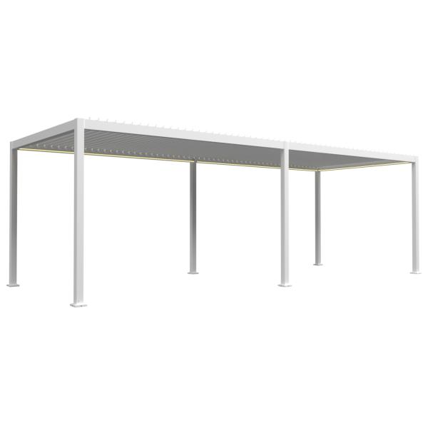 Essence Elektrisk Led Pergola Med Lameltag 600x300x250cm