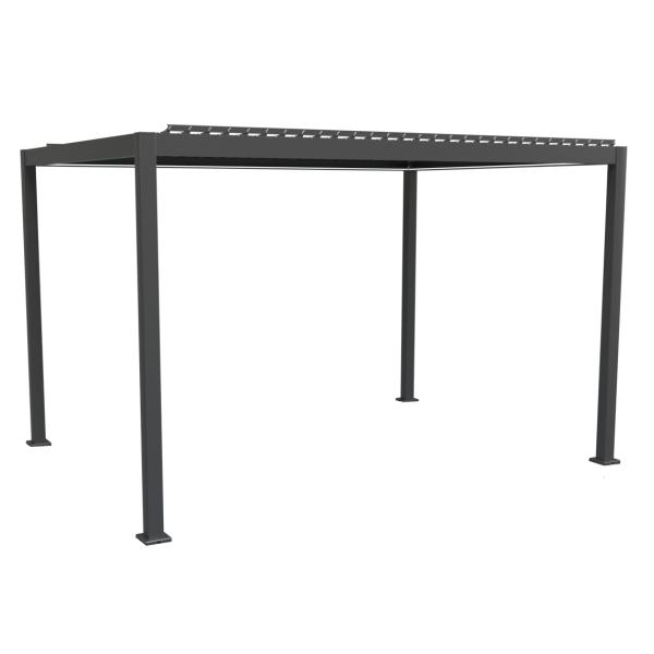Essence Elektrisk Pergola Med Lameltag Antracit 400x300x250cm