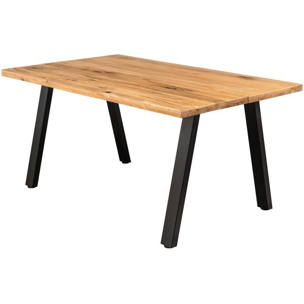Homeville Firenze Med Skråben   Natur Sort 160x95cm