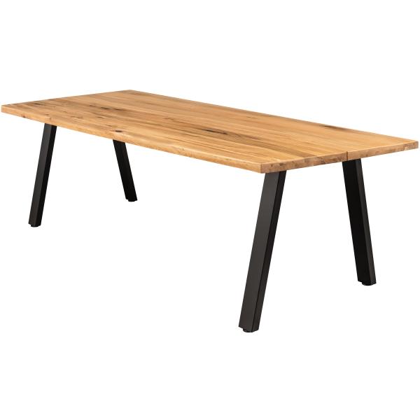 Homeville Firenze Med Skråben   Natur Sort 240x95cm