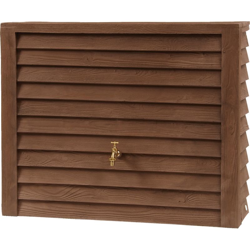 Garantia Woody 350l Regnvandsbeholder - Mørk Brun Tilbud