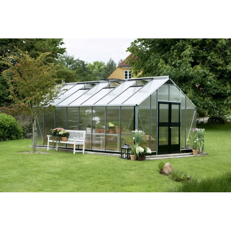Juliana Drivhus 16,2 m² i Polycarbonat – Nyheder!