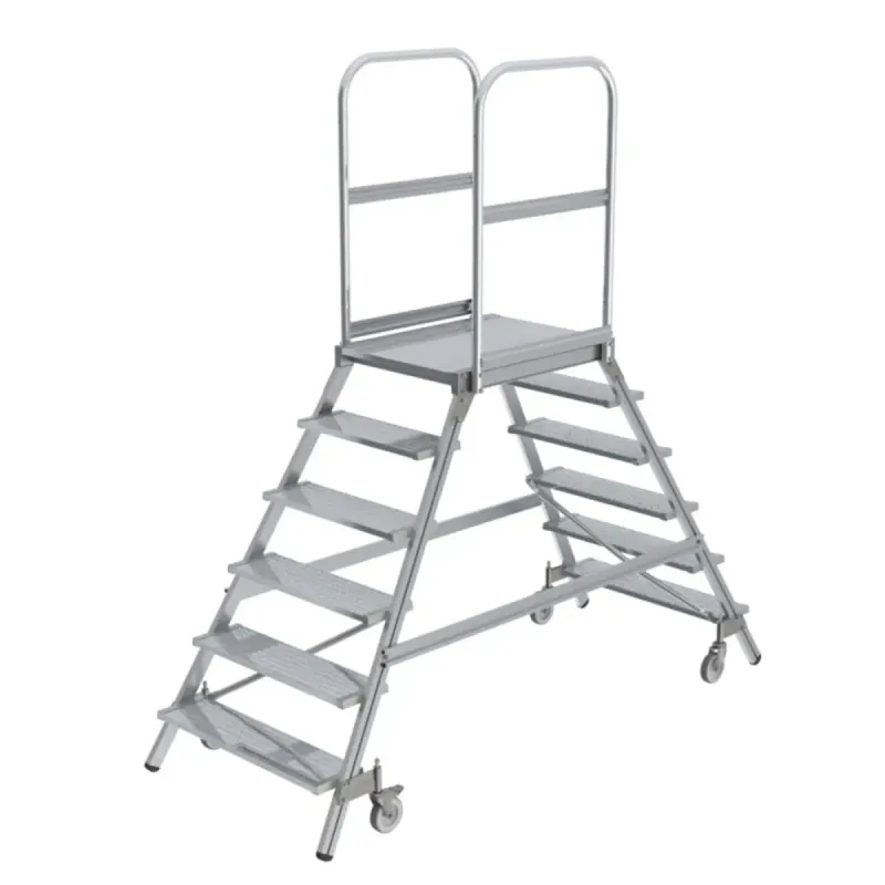 Jumbo Dobbelt Arbejdsplatform - Stabil og Robust 6 Trin