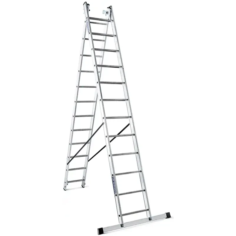Jumbo Proff Kombistige 2x12 Trin - Stabil og Sikker Stige