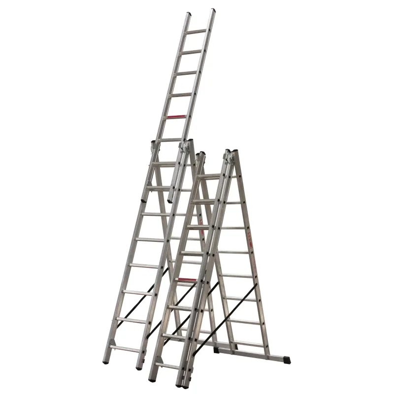 Jumbo Proff Kombistige 3x8 Trin - Professionel Stige 6m
