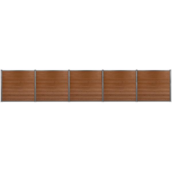 Workmann Komposithegnsæt 872x180cm Brun Grå 872x180cm