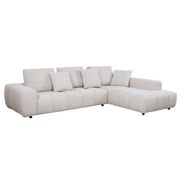 Homeville Madison Højrevendt Plys Beige