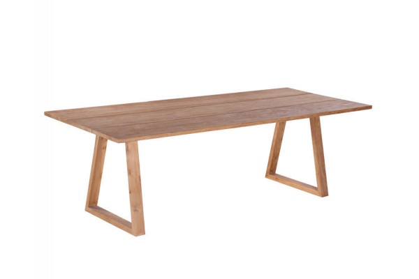 Mako Plankebord 100x240     Bordben   Teak Trapez