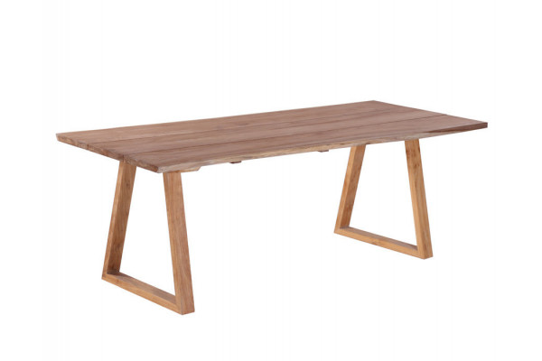 Mona Plankebord 90x200     Bordben   Teak Trapez