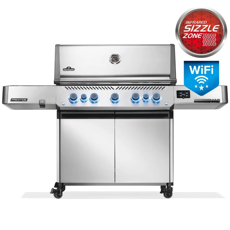 Napoleon Prestige 665 Rustfri Connect  Wifi Gasgrill P665vxrsibpss-