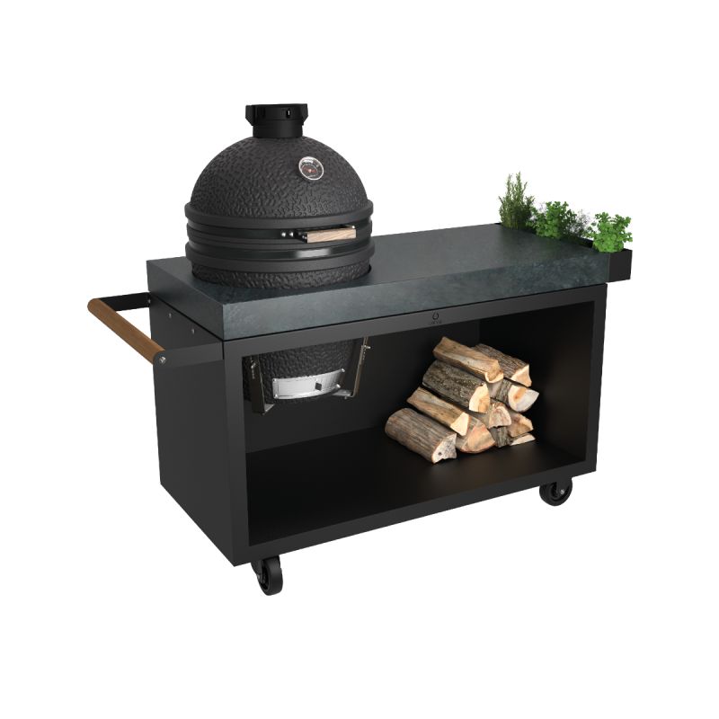 Ofyr Kamado Tabel Black 135 Pro Concrete
