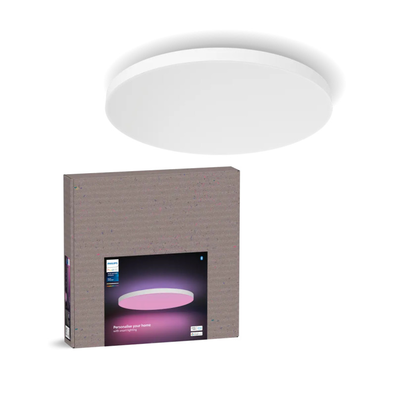 Philips Hue Datura White And Color Ambiance Rundt ø57     Led Loftpanel   Hvid