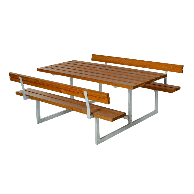 Plus Basic Bord Bænkesæt     Ryglæn 177   Teak 185812-17