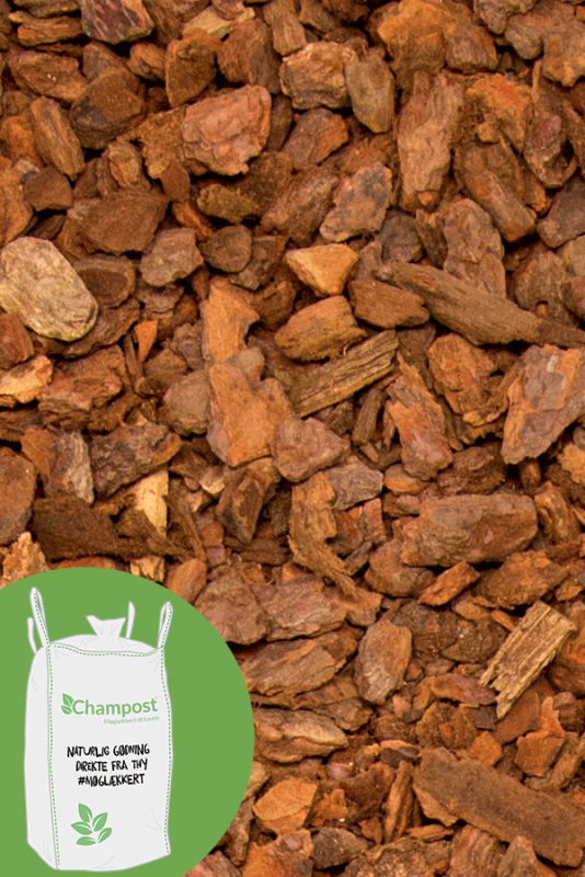 Pyntebark Fra Champost Bigbag 2500 Liter  15-25