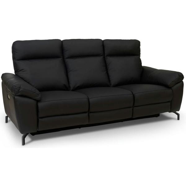 Furnhouse Selesta   Pers  Læder Sort 222x96x101cm