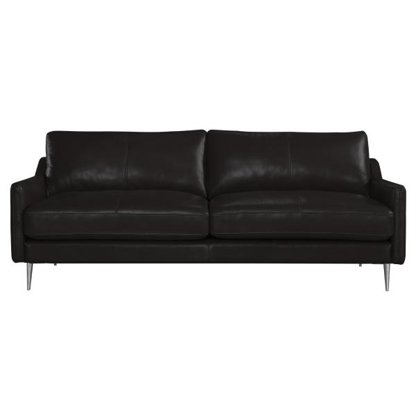 Homeville Sheffield   Pers  Læder Sort 202x91x81cm