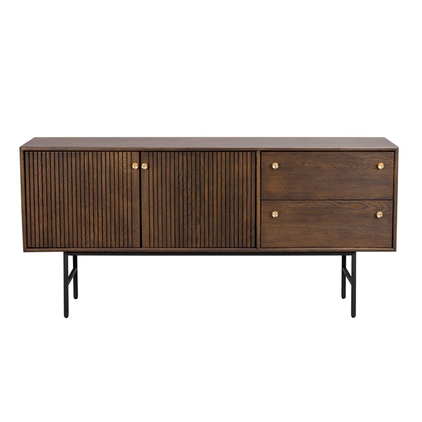 Rowico Home Clearbrook Skænk  Brun Sort 42     75     160     Møbelsalg