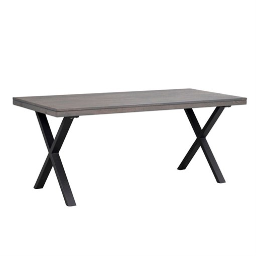 Rowico Home Brooklyn Spisebord  Mørkebrunt Sort   -ben 170     75     95     Møbelsalg