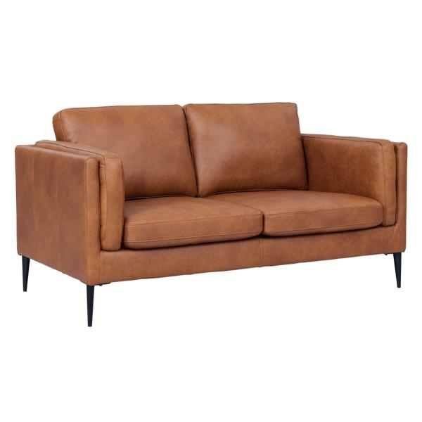 Furnhouse Valencia   Pers  Læder Cognac 157x88x83cm