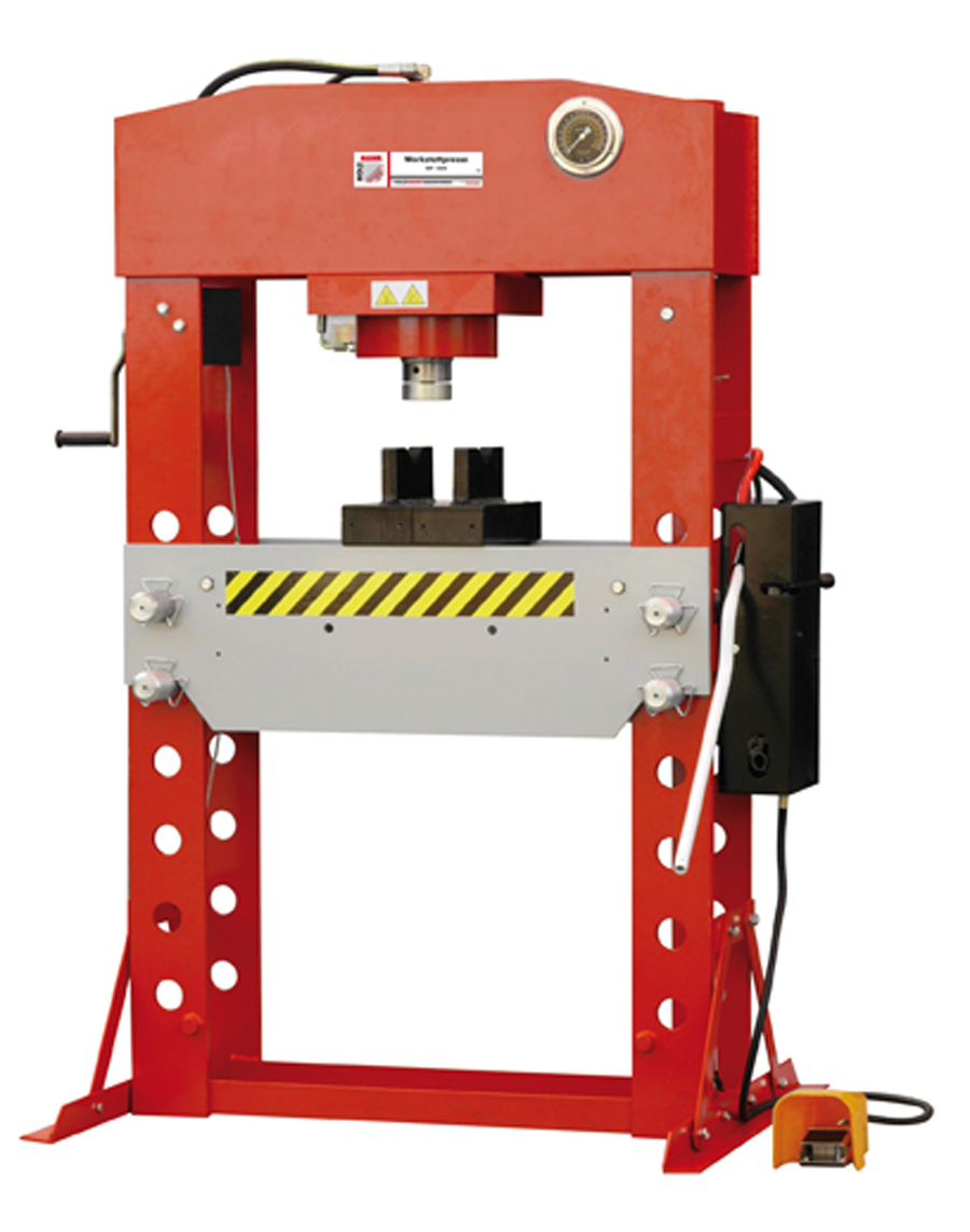 Holzmann WP100H Værkstedspresser - 100 Ton Tilbud!