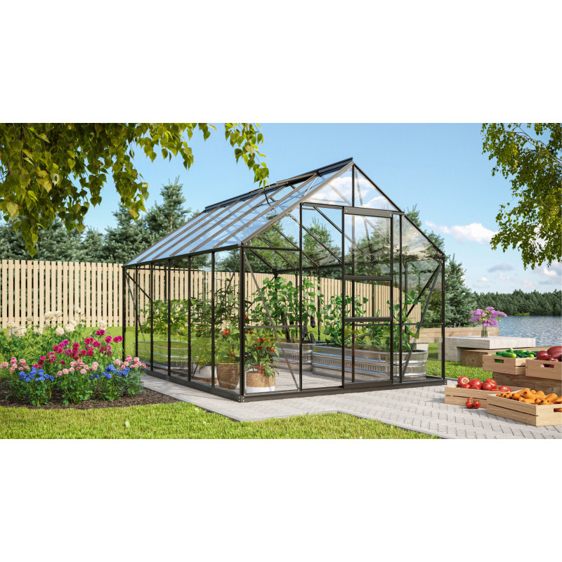 Vitavia Merkur 9900 Drivhus med Hærdet Glas - Black Friday Tilbud!