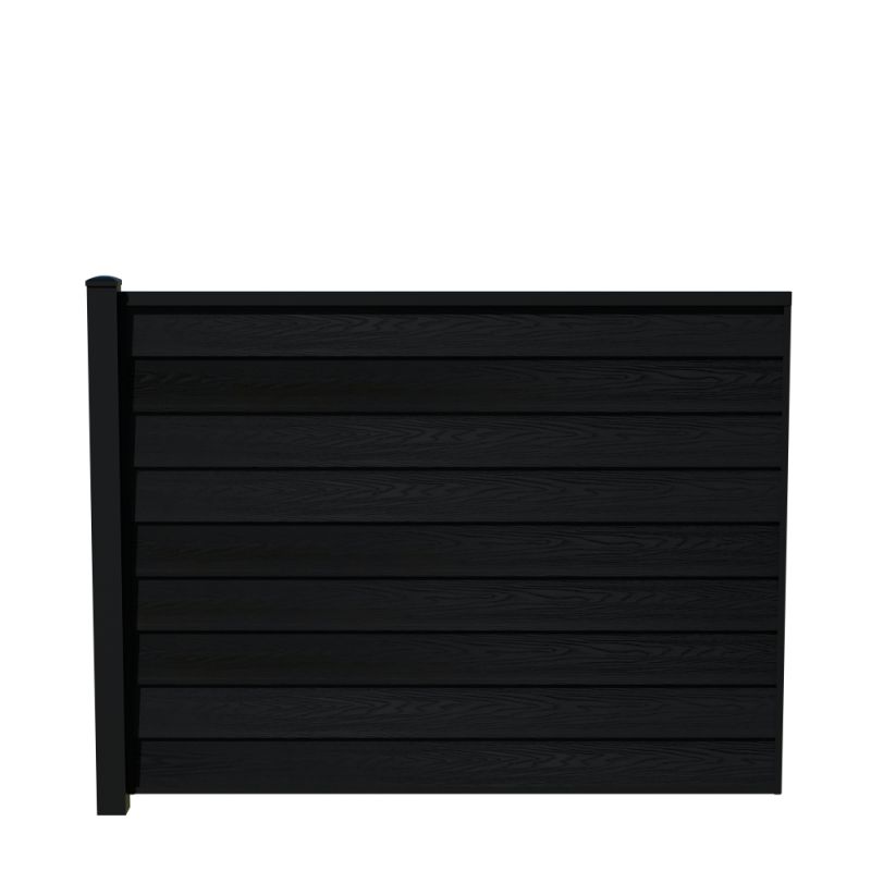 Wimex Royal T140 WPC Stolpe i Sort til Haven - Elegant Design