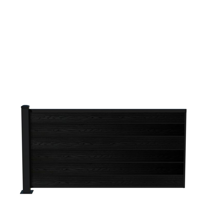 Wimex T90 Komposithegn - Sort Pulverlak med Fod 900 mm