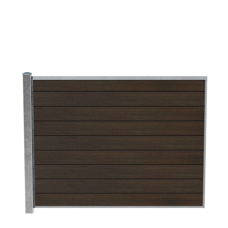 Wimex Livø Prime T140 V-profil WPC Matbrun Hegn 1400 mm