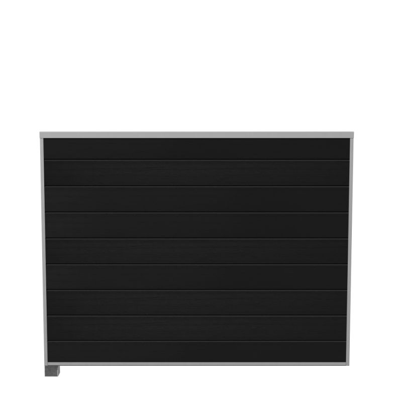 Wimex Livø Prime T140 WPC Hegn - Matsort Galv. Stolpe 1400mm