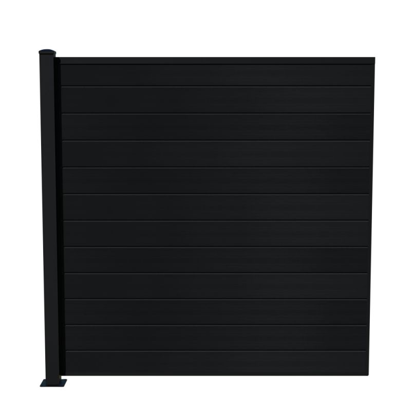 Wimex Livø Prime T180 MatSort WPC Hegn Stolpe - Kvalitet