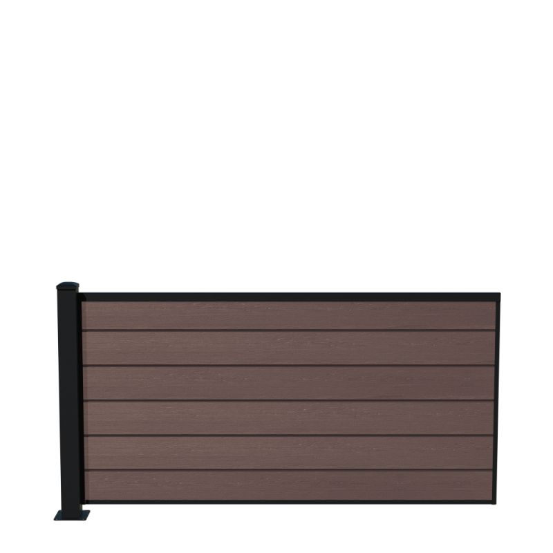 Wimex Livø Prime T90 WPC Hegnspost med Fod 900 mm