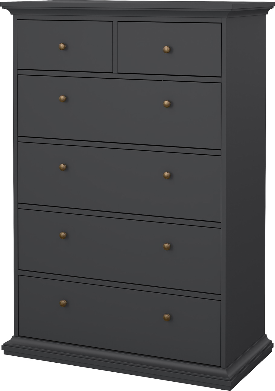 Kommode Vesterholm Nora    Skuffer  Mat Grå  Fsc-certificeret Dansk Kvalitet  H140x96x49