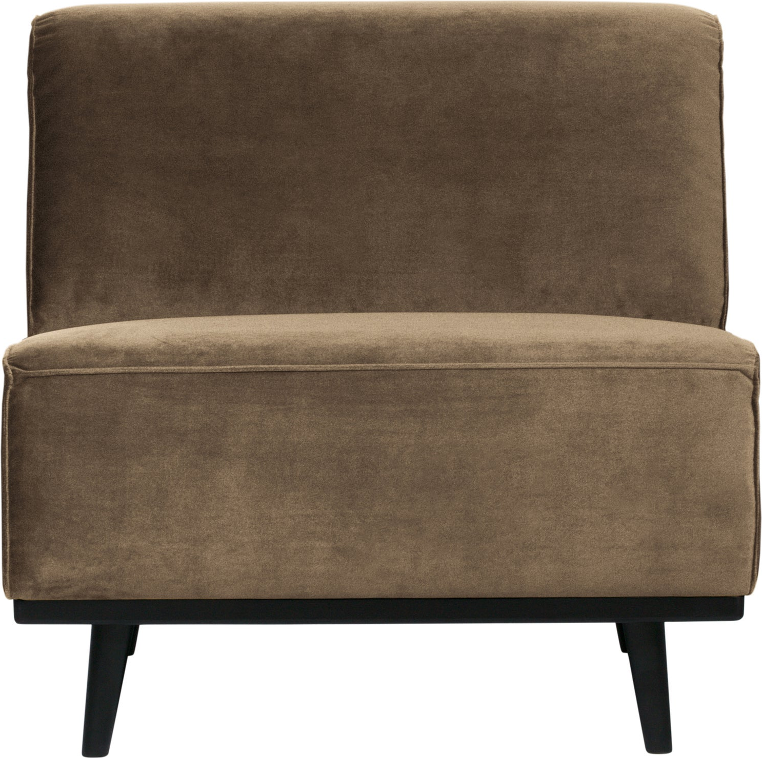 Udendørs  -personers Modulsofa Woood Statement Jarra-velour Taupe 77x79x93