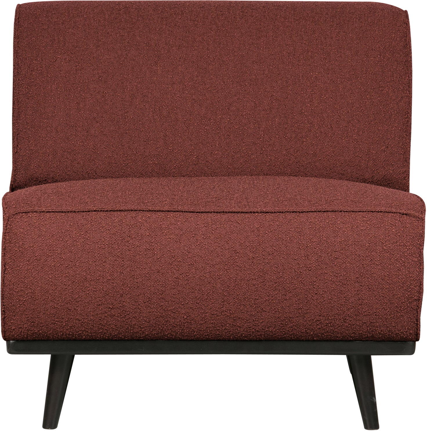 Udendørs  -personers Modulsofa Woood Statement Kastanjebrun Bouclé