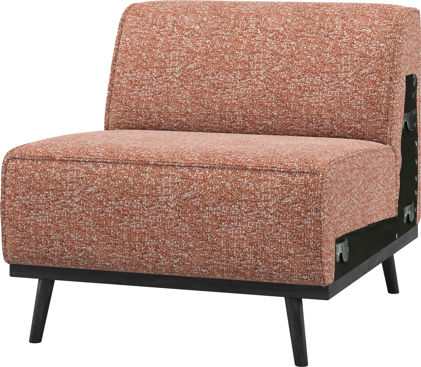 Udendørs  -personers Modulsofa Woood Statement Benson-stof Terra Melange H77xb79xd93
