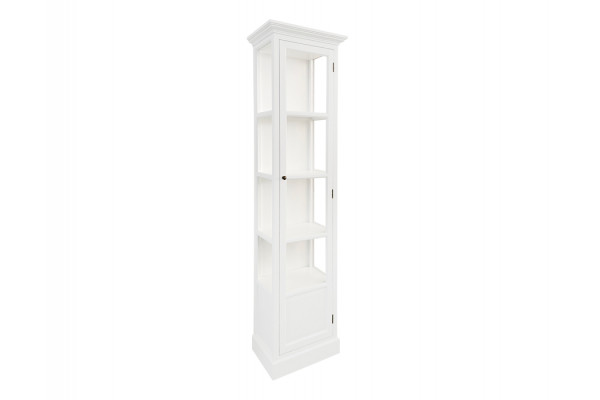 Agersø Vitrineskab 205x55x36   Hvid