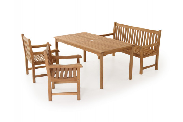 Java Teak Havemøbelsæt 90x170